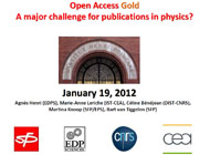 Open Access GoldA major challenge for publications in physics?